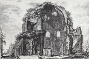 Veduta Del Tempio Ottangolare Di Minerva Medica — Giovanni Battista Fontana