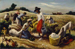 Field Workers (cotton Pickers) — Thomas Hart Benton, Regionalism