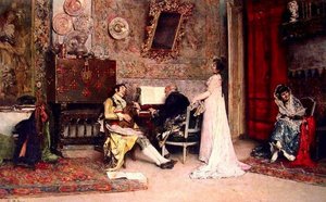 The Music Lesson — Raimundo De Madrazo Y Garreta
