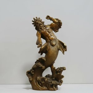 Poseidon Bronze Sculpture: Greek God Of The Sea, Hellenistic Greek