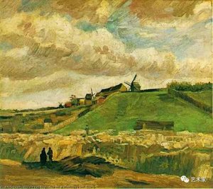 Der Hügel Von Montmartre Mit Steinbruch — Vincent Willem Van Gogh, Post-impressionismus