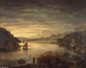 A View On The River Neath In Glamorganshire