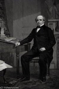 Portrait Of Salmon Portland Chase — Alonzo Chappel