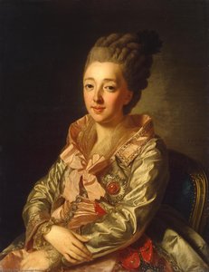 Portrait Of Grand Duchess Natalia Alexeyevna — Alexander Roslin, Rococo Elegance