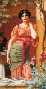 Nerissa — R.b.a John William Godward, Victorian Neo-classical