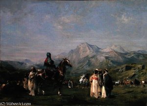 An Encampment in the Atlas Mountains