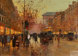 Boulevard De La Madeleine (10) — Edouard Cortès, Post-impressionism