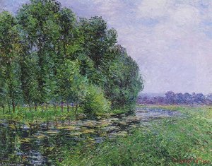By The Eure River In Summer — Gustave Loiseau