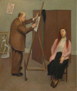 Marussia And David Burliuk — Raphael Soyer
