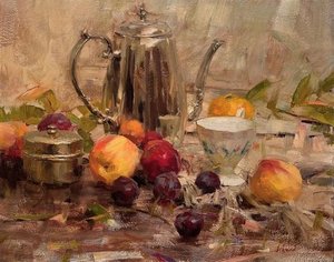 Peaches & Plums — Richard Schmid