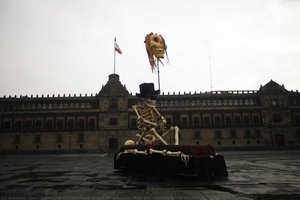 Calaca en el Zócalo