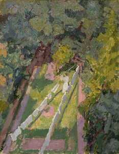 A View From The Window At 6 Cambrian Road, Richmond — Spencer Frederick Gore