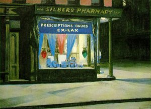 Drug Store — Edward Hopper, Contemporary Realism