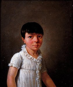 Portrait D'antoinette Crucy, Âgée De Sept Ans — Žan Fransabl