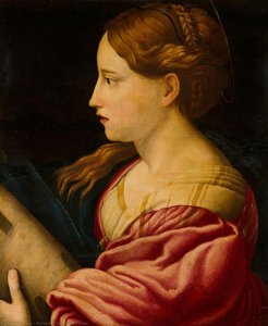 St Barbara — Пармиђанино, Mannerist