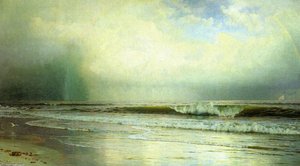 Rainbow (also Known As The Coming Rain, Atlantic City, New Jersey) — William Trost Richards