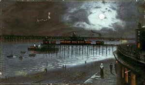 Moonlit Pier, New Brighton, Wirral