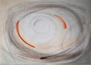 Oval Form with Strings