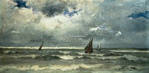 Seascape — Karl Pierre Daubigny
