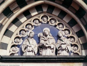 Madonna and Child between Sts Stephen and Lawrence