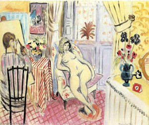 Der Künstler Und Sein Modell — Henri Matisse, Fauvist Expressionism