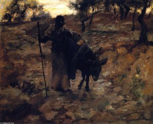 The Flight Into Egypt — John Singer Sargent