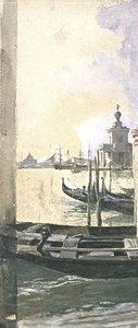 View Of The Lagoon In Venice — Jean-louis Ernest Meissonier