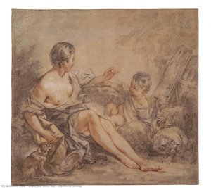 Pastoral Scene — François Boucher, Rococo