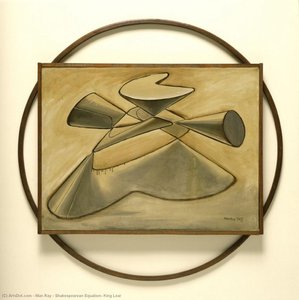 Shakespearean Equation: King Lear — Man Ray