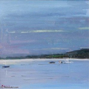 Boats Moored, Kenmare — John Morris
