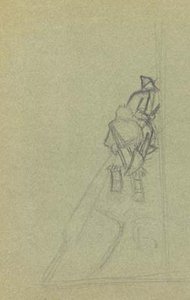 Título Traducido: Esquema De Dos Figuras Para Pintura Terminada — Nicolás Roerich, Symbolism