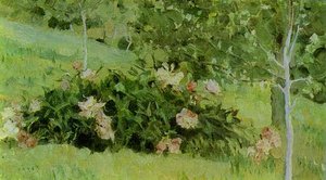 Peonies — Mikhail Nesterov