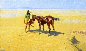 Ridden Down — Frederic Remington, American Regionalism”