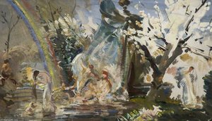 The Shower - — Charles Henry Sims