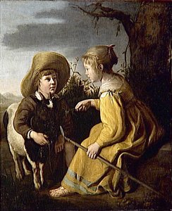 The Goat Boy And Young Shepherdess — Aelbert Jacobsz Cuyp