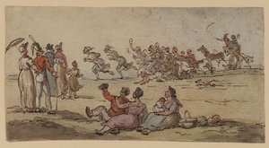 Smock Race — Thomas Rowlandson