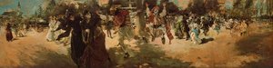 Carnival In The Alameda De Valencia — Ignacio Pinazo Camarlench