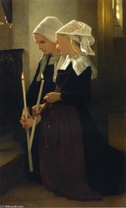 Prayer At Sainte-anne-d'auray — William-adolphe Bouguereau