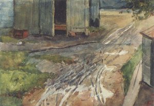 Moscow Yard — Vasily Ivanovich Surikov