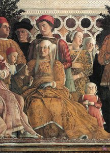 Camera Degli Sposi (detail - ) — Andrea Mantegna, Early Renaissance