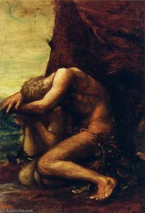 Adam And Eve C.1865 — George Frederic Watts