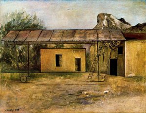 La Segheria Dei Marmi — Carlo Carrà