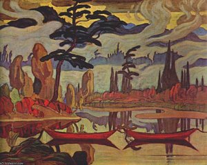 Mist Fantasy, Sand River, Algoma — James Edward Hervey Macdonald