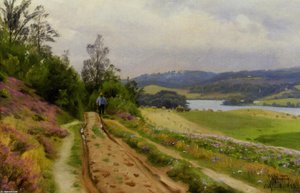The Country Road — Peder Mørk Mønsted