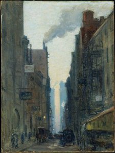 New York Street Scene — Ernest Lawson