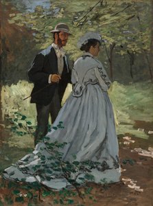 Bazille y Camille (Estudio para 'Déjeuner sur l'Herbe')