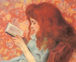 Girl Reading A Book — Federico Zandomeneghi