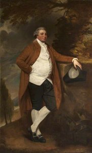 Sir John Trevelyan (1734–1828), 4th Bt — George Romney, Rococo Portrait