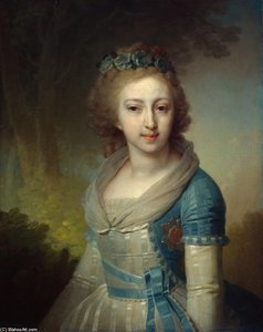 Grand Duchess Elena Pavlovna Of Russia — Vladimir Lukich Borovikovsky