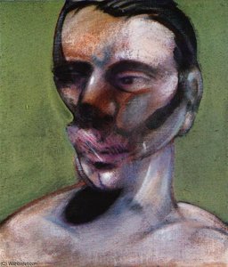 3 Studies For A Portrait Of Peter Beard, Right P — Francis Bacon